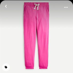 J. Crew Dreamy Pajama Jogger - PINK NWT SZ M